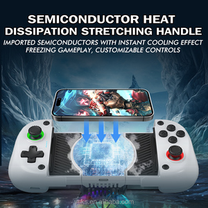 X5 Mini Joypad de refrigeración estirable BT Gamepad inalámbrico Joystick de doble pasillo controlador de juego sensorial para PC Android IOS Switch - Product Image 4