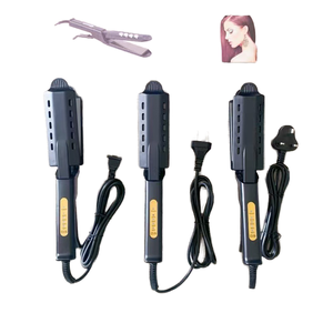 Plancha de pelo ajustable con temperatura de cuatro velocidades popular transfronteriza, placa de vapor, herramienta de peluquería para el hogar, rizador alisador - Product Image 1