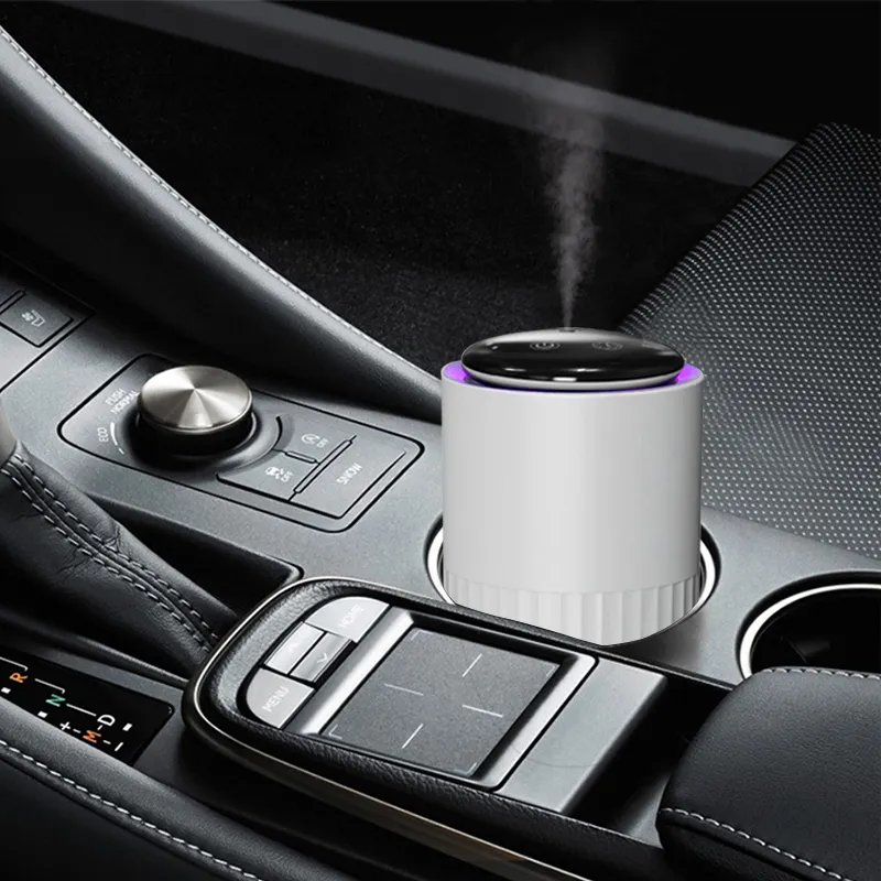 Wireless ultrasonic humidifler smart electric scent diffuser with night light USB essential oil car aroma diffuser