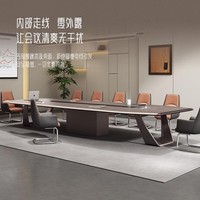 Vente chaude Moderne Bureau Salle De Conférence Table De Luxe Peint Longue Rectangulaire pour La Négociation pour La Formation Bois MDF