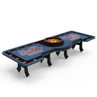 YH Grande taille 2 en 1 tapis personnalisé de luxe royal utilisé jeu de hasard Casino Roulette Table de roue