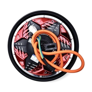 Moteur à balais DKYS étanche à aimant permanent 48V 60V 72V 1500W pour skateboard et vélo, tambour électroplaqué 10 pouces 35H 1500W - Product Image 3