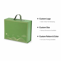 Boîte cadeau magnétique pliable de luxe avec logo personnalisé pour les souvenirs de vacances, boîtes d'emballage en gros, boîte en papier personnalisée de luxe imprimée