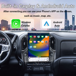 Autoradio Android 15.6 pouces pour Chevrolet Silverado GMC <span class=keywords><strong>Sierra</strong></span> 2019-2023 lecteur multimédia GPS Navigation sans fil Carplay - Product Image 5