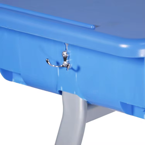 Modern Fixed Single Steel+Plastic Custom Color Student <b>Desk</b> and Chair Set for School Commercial Use Aoyasi PT-K01 PT-K01 Student - Product Image 5