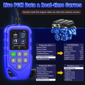 OBD2 tự động chẩn đoán Scanner S40 12V ABS điện động cơ điện Analyzer công cụ vật liệu nhựa Mã Reader cho xe chẩn đoán - Product Image 4