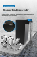 Boîtier de filtration cascade en acier inoxydable pour bassin extérieur, système de circulation d'eau pour étang à poissons, petit purificateur d'eau externe pour aquaculture