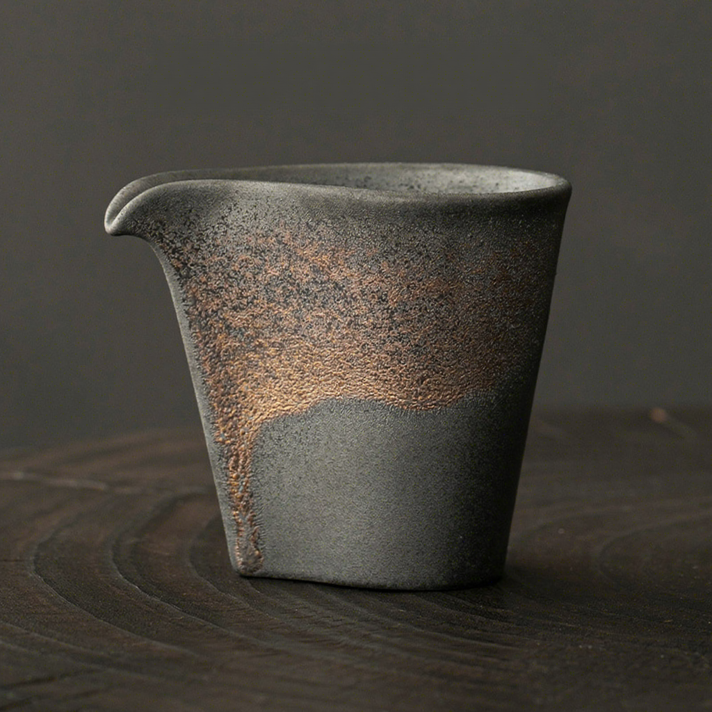 Coupe publique en or doré à bec d'aigle