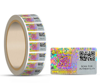 Étiquettes holographiques authentiques, étanches, à gratter, avec code QR laser inviolable pour compléments alimentaires et traitements contre les boules de poils