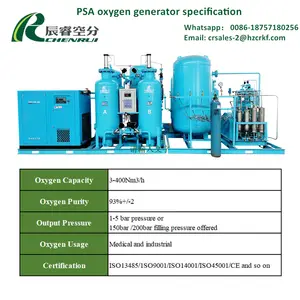 مصنع إنتاج الأكسجين الطبي Psa ماكينة إنتاج الأكسجين مولد الأكسجين O2
