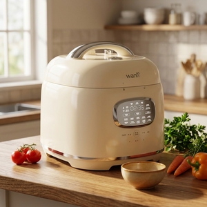 Cuisinière intelligente 5L multifonctionnelle avec écran numérique et minuterie, capacité de 5,0L pour les grandes repas en famille. Ene - Product Image 1