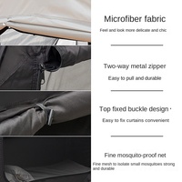 2025 tendance tente de lit pliante extérieure à double usage entièrement fermée avec tissu en polyester moustiquaire intégré à double couche