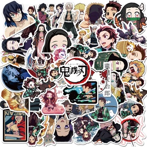50 autocollants décoratifs de dessins animés pour enfants, garçons, cahiers, bagages, ordinateurs portables, autocollants en vinyle, <span class=keywords><strong>anime</strong></span> - Product Image 1