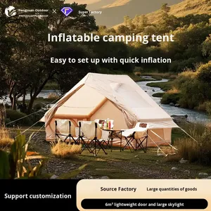 Tente de camping avec toit ouvrant de 6,3 mètres carrés, spacieuse <span class=keywords><strong>pour</strong></span> 4 à 6 personnes, observation des étoiles la nuit, tente avec toit ouvrant de 6,3 mètres carrés - Product Image 5