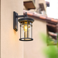 Appliques murales LED Jpungsun pour extérieur, 220V, E27, en aluminium, style rétro, industriel, étanche, pour balcon, jardin