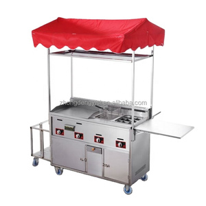 Popular Use Breakfast Car Hamburger Carts Hot Dog Food Cart - Product Image 1