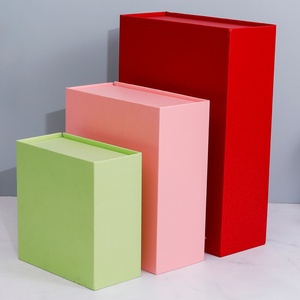 Luxury Custom Logo Kraft Paper Clamshell Gift Packaging <b>Boxes</b> for <b>Parties</b> and Birthdays - Product Image 3