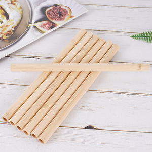 <b>Bamboo</b> Drinking <b>Straws</b> 10 Inch Reusable Eco Friendly For Everyday Use - Product Image 3