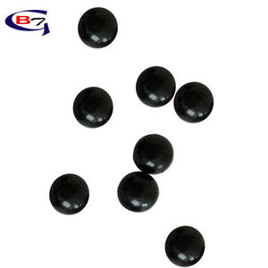 Bola Karet Silikon Hitam Bola Karet Bulat Cetak Kustom - Product Image 2