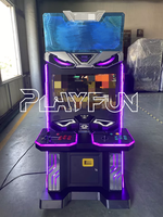 Playfun Vente directe d'usine 32 LED Dragon Fist Armoire vide pour jeux d'arcade Jeux d'arcade à pièces Armoire de jeu d'arcade classique