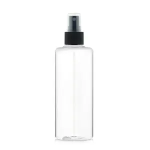 Free samples cosmetic water packaging 250ml plastic mist spray bottle for body care cleaning