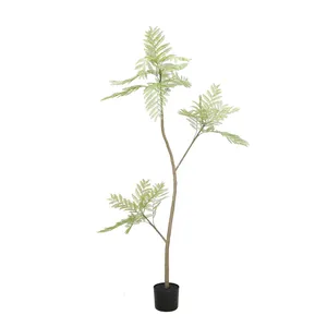 Tall Greenery Plant Artificial Tree in Pot for Floor Shopping Mall Outdoor