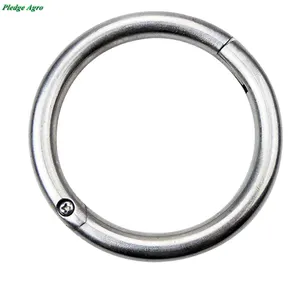 9cm 10cm Carbon Ring Cattle Bovine Restraint Squeezer Cow Nose Clip Pasture Ranch Equipment Farming Equipment Veterinary Tools