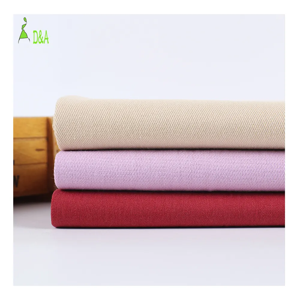 Tissu sergé délavé épais 100% coton, produit uni délavé, vente en gros directement à l'usine, pour draps de lit, Assurance qualité