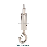 Kit de suspension en laiton sur mesure OEM, système de câblage efficace avec câble en cuivre, crochet à ressort, pince de câble, gestion des câbles