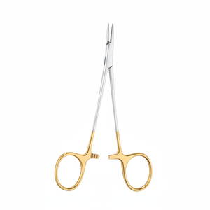 Porte-aiguille manuel en acier de 5 pouces droit pour la chirurgie générale - Product Image 1