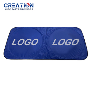 Parasoles de coche personalizados plegable bloqueo UV 170T 180T 190T tela negra protector de parabrisas delantero de coche camiones <span class=keywords><strong>Tesla</strong></span> <span class=keywords><strong>Model3</strong></span> - Product Image 6