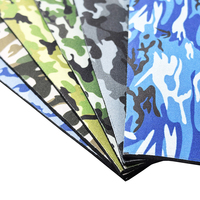 Tissu néoprène imperméable SBR SCR CR Camouflage feuille de caoutchouc 2mm 3mm rouleau de tissu néoprène camouflage à sublimation personnalisée