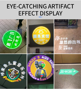 Venta caliente impermeable giratorio Gobo <span class=keywords><strong>proyector</strong></span> 20W al aire libre todavía Led puerta láser Logo <span class=keywords><strong>proyector</strong></span> aleación de aluminio - Product Image 3