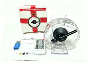 Mini Proyector de Hologramas <span class=keywords><strong>3D</strong></span> de 11 cm, <span class=keywords><strong>Ventilador</strong></span> <span class=keywords><strong>Holográfico</strong></span> con Cubierta y Altavoz, Pantalla Publicitaria de Escritorio, <span class=keywords><strong>Ventilador</strong></span> <span class=keywords><strong>Holográfico</strong></span> <span class=keywords><strong>3D</strong></span> de Visión Directa - Product Image 5