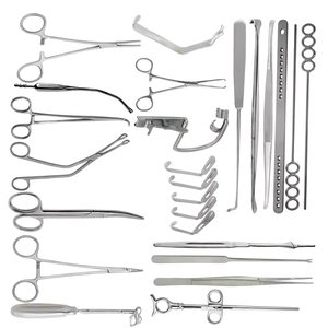 Juego de Instrumentos Quirúrgicos Manuales para Amigdalectomía y Adenoidectomía, Calidad Premium, Reutilizables, de Acero Inoxidable - Product Image 1