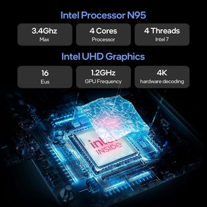 2025 mới nhất 15.6 ''máy tính xách tay 16GB RAM 256GB SSD, 12th Bộ vi xử lý N95 3.4GHz FHD hiển thị tương thích với windows11 máy tính xách tay máy tính - Product Image 5