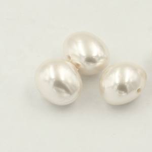 Vendita calda cuore ovale imitazione perle perline con foro per la moda donna collana <span class=keywords><strong>orecchini</strong></span> bracciali gioielli che fanno forniture - Product Image 6