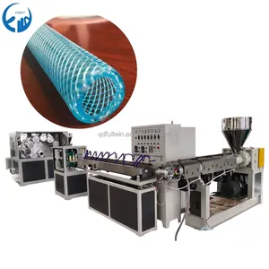 High Quality Pvc Flexible Reinforced Hose Extrusion Line Pvc Fiber Garden Pipe Making Machine