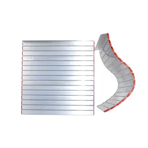 Flexible Rolling Curtain Aluminum Bellows Cover Curtain Shield Guard