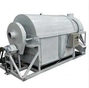 Industriële Elektrische Roterende Trommel Biomassa Houtskool Kippenmestdroger Voor Houtsnippers Zaagstof Zand Maïs Rijstkorrel Droger Machine