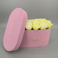 Boîtes d'emballage de fleurs en papier d'art de luxe de haute qualité, fabriquées à partir de matériaux recyclés, logo personnalisé, taille personnalisée, carton avec couvercles