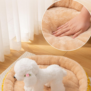 Großhandel Runde warme und feuchtigkeit beständige Katze Nest Haus Hunde bett Haustier Bett Katze Matte Haustier Kissen - Product Image 3