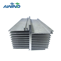 Profil d'extrusion 400W 500W en graphène, dissipateur thermique à refroidissement actif, tube en aluminium pour applications industrielles LED