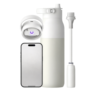 Factory Wholesale 304 Stainless Steel Vacuum Insulated Water <b>Bottle</b> With Carry Handle Leak Proof Sports Flask - Product Image 1