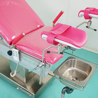 Table d'examen médical électrique pour hôpital, gynécologie, obstétrique et accouchement DST-3004 avec hauteur réglable