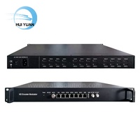 HD Codificador Modulador 24 Canales DVB C/T Codificador de TV digital Modulador toHD MI a, ATSC