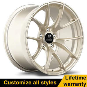 Jante de Course Forgée Monobloc RIMRAGE VS-5RS Personnalisée VS-5RS, Argent Brossé, pour Modèles 18-21, Déport pour E92 E93 M3 M4 M5 - Product Image 2
