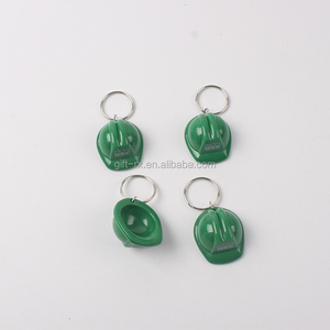 Venta al por mayor Mini casco de construcción llavero Logo cascos llaveros plástico seguridad recuerdo para promoción de negocios - Product Image 4