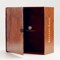 Boîte cadeau pliante personnalisée en forme de livre rigide mat avec insert, fermeture magnétique et dorure à chaud pour vêtements
