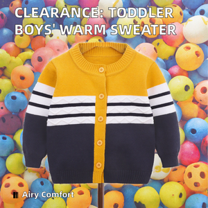 Liquidation vente haute qualité infantile enfant en bas âge garçons à manches longues tricot chaud <span class=keywords><strong>pull</strong></span> pour l'hiver col en v avec bouton décoration - Product Image 2